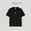 Nova Camiseta de Manga Curta Simples com Letra para Homens Verão 2026, Gola Redonda, Versátil, Casual, Fashion, Tendência Meia Manga Ins
