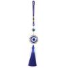 Venta Caliente Transfronteriza CCB Hueco Redondo Azul Ojo de Turquía Diablo Ojo Borla Colgante de Coche Accesorios Colgantes Personalizados
