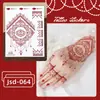2025 Rikalon Nuevo Pegatina de Tatuaje Transfronteriza Rojo Ladrillo Haina Pegatina para Cara Pegatina para Brazo Pegatina de Tatuaje de Clavícula de Alta Calidad