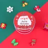 Natal Ano Novo criativo presentes pequenos para crianças embalagem de bola de desenho animado caixa de presente caixa de doces de folha de flandres estoque atacado