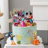 Decoración para tarta de cumpleaños infantil, diseño de ratón, patito de dibujos animados, cachorro, para hornear, fiesta, postres, mesa, vestir