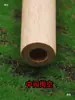 Barra redonda de madera maciza varilla de madera hueca tubo recto lámpara de escritorio lámpara de pie lámpara lámpara colgante poste de lámpara de madera manguito ahuecado de roble