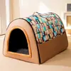Cama para Perro Grande de Otoño e Invierno Tamaño Mediano y Grande Casa para Perro Casa de Perro Cama para Perro Lavable Nido para Mascota Cama Universal para Gato para Todas las Estaciones