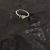 Anillos Vintage Deslumbrantes de Circonita al por Mayor, Artesanía de Segunda Mano de Alta Resistencia, Lujo Ligero, Estilo Único de Nicho, Anillos de Dedo Índice de Gama Alta