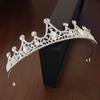 Diadema de flor de diamante gota de agua corona diadema fiesta de cumpleaños diadema de alto sentido atmósfera de foto de moda accesorios para el cabello al por mayor