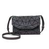 Bolsa Envelope 2025 Novo Estilo Acolchoada Pequena Quadrada Feminina Transversal Brilhante Bolsa de Maquiagem Pu Estilo Coreano Bolsa de Ombro Feminina