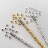 Liga Galvanizada Prata Quebrada Vários Dois Irregulares Contas Espaçadoras Pulseira Colar DIY Wen Brincar Acessórios de Joias com Contas