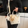 Bolso Tote Elegante de Moda para Mujer Casual Simple Nicho Portátil Bolso Pequeño Bolso de Hombro Cruzado 2025 Nuevo Estilo Bolso Pequeño