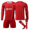 2425 Liverpool Principal No. 11 Salah Conjunto de Jersey de Manga Larga 3 Endo Airlines 9 Firmino No. 8 Jersey de Fútbol