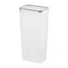 Caja de Almacenamiento de Plástico Transparente para Refrigerador de Cocina con Tapa, Caja de Almacenamiento Rectangular de Plástico para Snacks de Mascotas, Lonchera