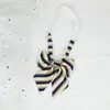 Jk Estilo Japonés Color Puro Corbata de Moño Cuello de Mujer Flor Raíz de Pluma Mango Largo Versátil Material Escolar Marca H Graduación Uniforme de Bachiller Rayas Estilo Campus