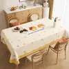 2026 Nuevo Estilo Lujo Ligero Gama Alta Estilo Lindo Rectangular Mantel para el Hogar Mantel de Dibujos Animados Impermeable y Resistente al Aceite No Requiere Lavado