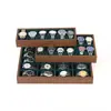 En Stock Charola de Almacenamiento para Relojes de 30 Ranuras Mostrador de Joyería Accesorios de Exhibición de Relojes Soporte de Exhibición para Puesto de Transmisión en Vivo Soporte para Relojes para Niñas