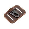 Novo EDC Chaveiro Tático de Bloqueio para Exterior Fivela de Cinto Masculina Gancho de Chave Águia Chaveiro de Couro Artesanal