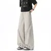 Pantalones casuales estilo americano con un diseño deconstruido, versátiles de corte holgado, modernos, de secado rápido, para exteriores, senderismo, casual para hombre en verano