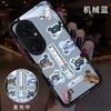 Funda para teléfono móvil Samsung S23Ultra Familia de osos mecánicos S22+ Luminosa Note20 Pareja S25 Moderna S24+ Adecuada