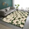 Tapete Transfronteiriço Marroquino Estilo Wabi-Sabi, Tapete Geométrico Abstrato Boêmio para Mesa de Centro de Sala de Estar, Tapete de Chão Antiderrapante para Quarto
