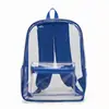 Mochila Transparente Bolsa Escolar de PVC para Estudiantes de Primaria, Mochila Escolar Infantil de Gran Capacidad, Bolsa de Gelatina para Viajes al Aire Libre, Mochila Transparente