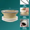 Anillo de sellado para brida de inodoro accesorios para inodoro base universal válvula antirretorno anti-agua anti-olor engrosado anti-fugas