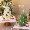 Decoraciones para Pasteles Navideños 2025 con Forma de Árbol de Navidad Adornos de Dibujos Animados de Papá Noel Muñeco de Nieve Pingüino Escamas de Azúcar Enchufe