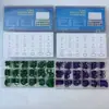 Caja de Reparación de Aire Acondicionado de Coche de 270 Piezas Caja de 18 Compartimentos Caja Verde de Reparación de Juntas Tóricas