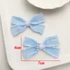 Nuevo Color Caramelo Seda Niños Diadema de Lazo Bolsas DIY Fundas para Teléfono Móvil Bolsas Ropa Accesorios Semi-Terminados