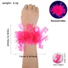 Amazon Cross-Border Halloween Flor de Pulso Fluorescente Festa de Feriado Fantasia Adereço para Foto Crânio Abóbora Pulseira Flor