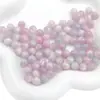 Cuentas redondas de resina multicolor de cielo estrellado, chapadas en oro, de 8-12 mm para bisutería, pulseras, collares, materiales y accesorios hechos a mano para DIY