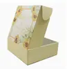 Cajas de Avión Coloridas de Doble Cara, Cajas de Embalaje Express Engrosadas Multiespecificación, Cajas de Avión Plegables de Cartón Corrugado, Cajas de Papel para Empacar Ropa