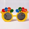 Gafas de Foto para Fiesta de Cumpleaños Decoración de Girasol de Dibujos Animados para Niños Accesorios Divertidos Juguete Lindo