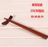 Palillos de madera individuales y dobles color aleatorio cabello 25cm alargamiento palillos de madera maciza un yuan mayoreo hacer regalo