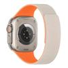 Correa de Reloj Magnética Suave con Patrón de Lichi Adecuada para Apple 9ª y 10ª Generación iWatch S11 Ultra Pulsera Magnética de Silicona Bicolor