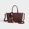Bolso de Hombro de Alta Gama Tejido para Mujer 2025 Nuevo de Moda Versátil para el Trabajo Comutador Bolso Cruzado al Hombro