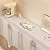 Tapete para Mesa Auxiliar con Temática de Plantas y Flores, Tapete Anti-Suciedad para Zapatero, Tapete Protector Lavable Impermeable y a Prueba de Aceite para Encimera de Entrada