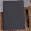 Atacado Não Importado Logo Textura Imitação Algodão Linho Caderno Pu Caderno de Negócios A5 Planejador Portátil Caderno de Diário