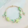 Jingdezhen Navidad Cerámica Cuerda Trenzada Pulsera Animales de Dibujos Animados Cuerda de Mano Joyería al por Mayor para Atracciones Turísticas Nicho Lujo Ligero