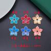 Liga cor de retenção de cor eletroforese óleo gota Pétalas de flor grande flor de cerejeira begônia diy novo estilo chinês antigo grampo de cabelo grampo de cabelo acessórios
