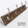 Colgador de 4 filas estilo europeo de aleación de zinc para uso doméstico en la sala de estar, cocina, baño, montado en la pared para guardar ropa, accesorios y sombreros