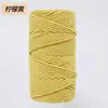 Corda de Algodão Colorida Trançada DIY Corda de Tecelagem Artesanal, Corda para Tapeçaria, Corda para Cordão, Corda de Algodão para Embalagem, Corda para Zongzi, Atacado em Estoque