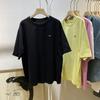 Sudeste Asiático Exportación Venta al por Mayor Algodón Puro Estilo Simple Camiseta de Manga Corta para Mujer 2024 Verano Nuevo Top Casual Suelto a la Moda