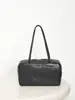 Bolso de Bolos de Fila Estilo Mismo de Jennie Bolso de Hombro Astra de Piel de Oveja Teñida al Agua Versátil para Viajes Diarios Gran Capacidad Bolso de Axila