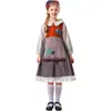 Disfraz Infantil de Halloween Niña Vendedora de Cerillas Actuación Dramática Estilo Pastoral de Mansión Europea Vestido de Sirvienta