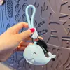 Llavero Colgante Creativo de Delfín de Cuero PU Ballena Pequeña Linda Colgante para Mochila Escolar de Estudiante Regalo Venta al por Mayor