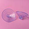 Ventosa de PVC transparente engrosada de fábrica ventosa de vacío cabeza de hongo plástico ventosa grande 50 mm cabeza redonda rosca ventosa para casco