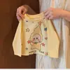 Nueva Camiseta de Primavera para Niñas con Tema de Estrellas, Estilo Coreano Dibujo Animado Impresión Digital 2026, Camiseta Básica Casual Versátil