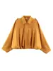 Roupas Femininas Transfronteiriças Europeias e Americanas 2025 Início da Primavera Nova Moda Jaqueta Bomber com Efeito Textura de Camurça Jaqueta Top