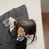 Nova Bolsa Quadrada Pequena para Mulheres da Primavera de 2026, Bolsa de Ombro Único Transversal, Bolsa de Mão, Fashion e Simples, Estilo Japonês e Coreano, Casual, Cor Sólida, Elegante