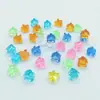 Accesorios de Juego de Mesa de Ajedrez Humanoide de Colores, Piezas de Parchís de Textura de Cristal de Colores, Piezas de Ajedrez Interactivas Educativas para Niños