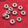Tailandia Chiang Mai accesorios de plata hechos a mano vintage plata de ley vieja elefante bebé cubeta de pescado cuentas nube trasera materiales DIY hechos a mano