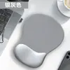Alfombrilla de ratón transfronteriza con diseño degradado, simple y gruesa, antideslizante, ergonómica, reposamuñecas para computadora de oficina, soporte de muñeca de silicona en forma de gota de agua